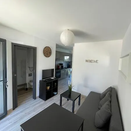 Apartment T2 Climatise Avec Jardin *